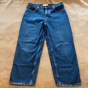 Everlane Women's Straight Leg Jeans in Deep Blue